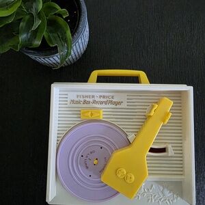 Vintage Fisher-Price Music Box Record Player